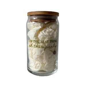 Swift I'm The Best Thing At This Party Song Disco Ball Sipper Glass w Bamboo Lid